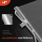 A/C Condenser with Receiver Drier for Hyundai Santa Fe (2010-2012)