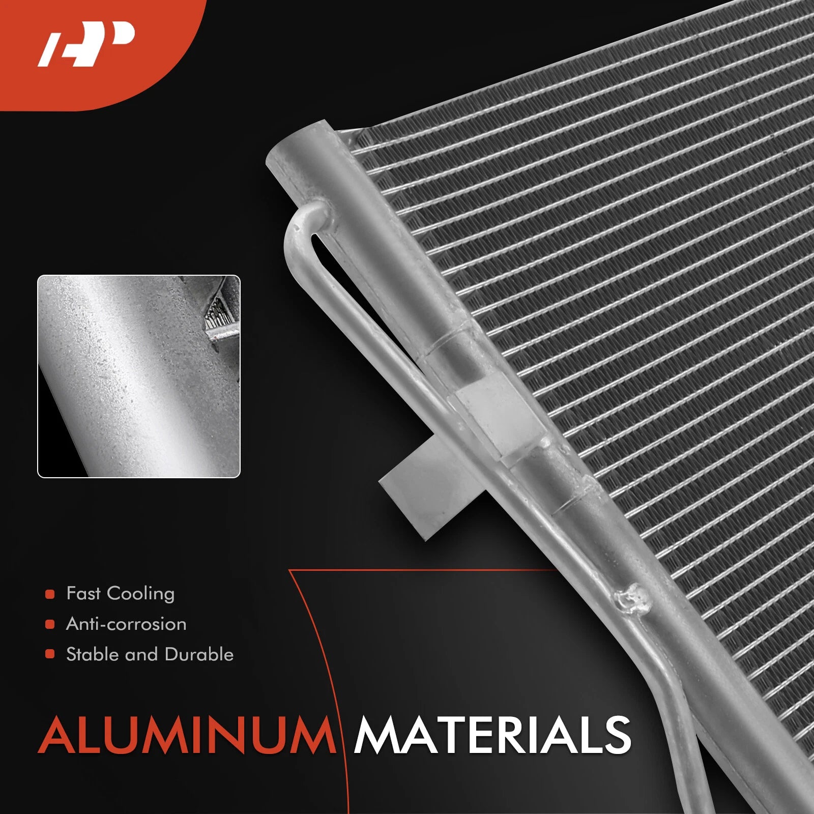 A/C Condenser with Receiver Drier for Hyundai Santa Fe (2010-2012)