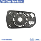 Rear View Mirror Glass + Backplate Left for Chevrolet Malibu (2016–2021) 23372271