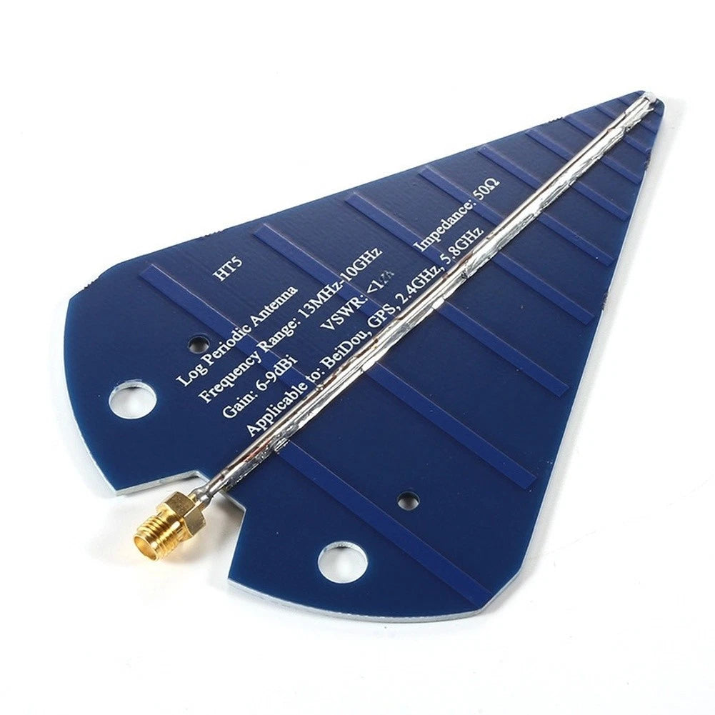 HT5 Wideband Antenna 1.3-10GHz 6-9dBi 50 Ohm for Spectrum Analyzer