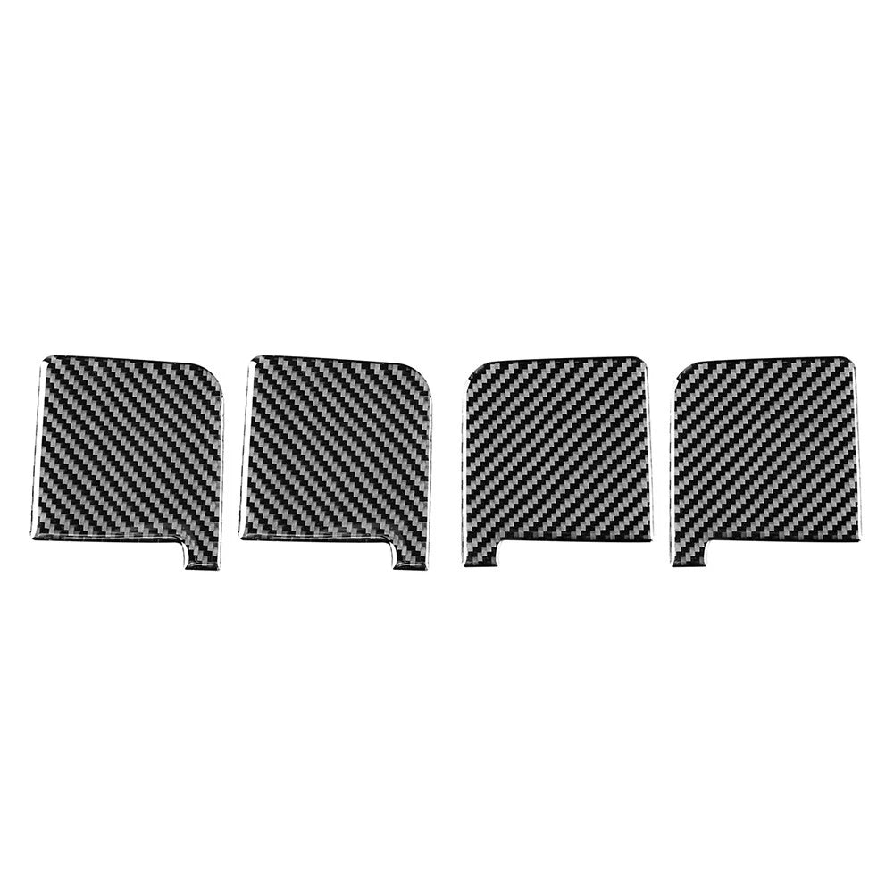 Inner Door Handle Bowl Cover Trim for Toyota Tundra (2014–2021) Carbon Fiber Black
