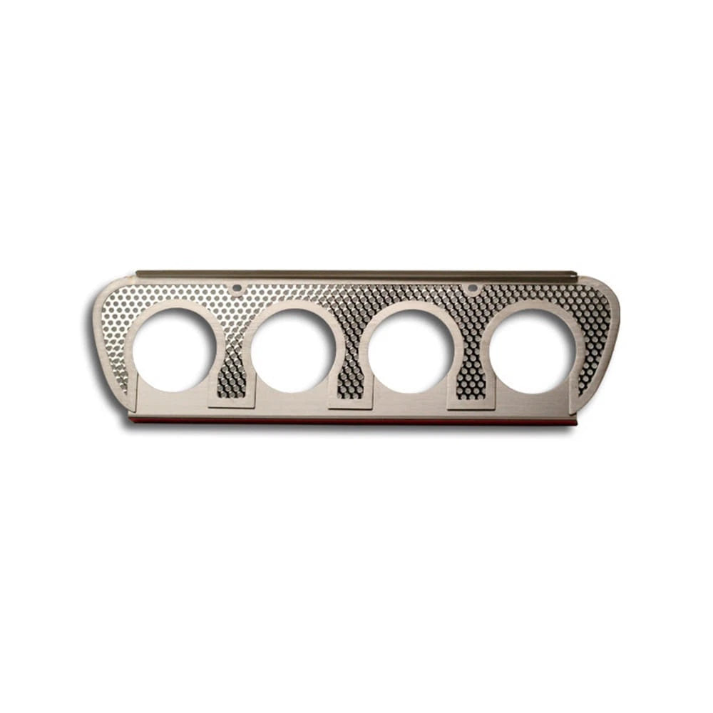Perforated Exhaust Filler Plate with Red LED for 14-19 Chevy Corvette NPP