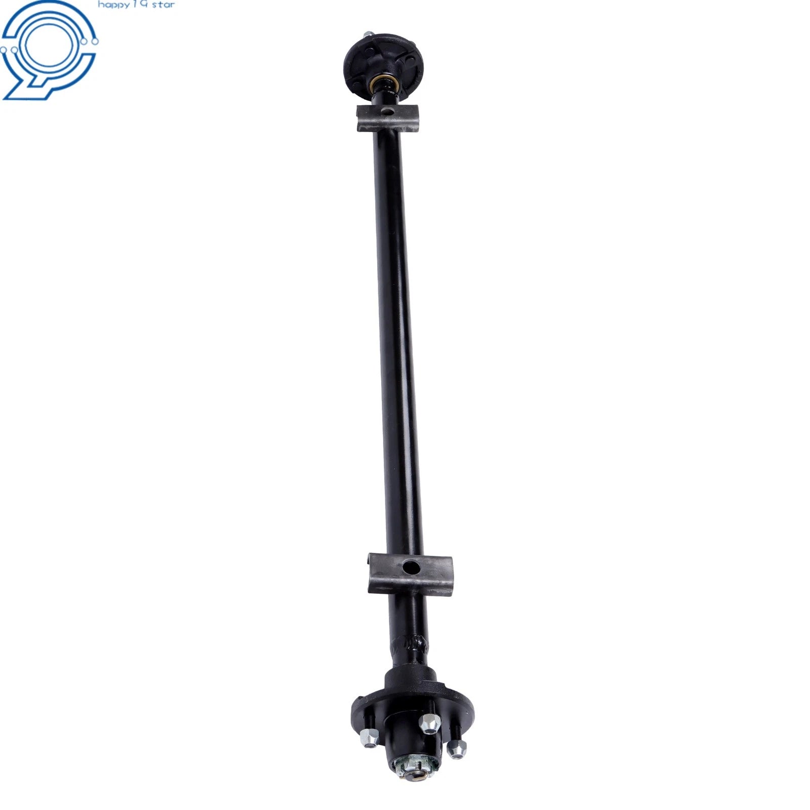 4 Lug Trailer Axle for Light Trailers (2000 lbs, 4' Hub Face, 42' Spring Center)