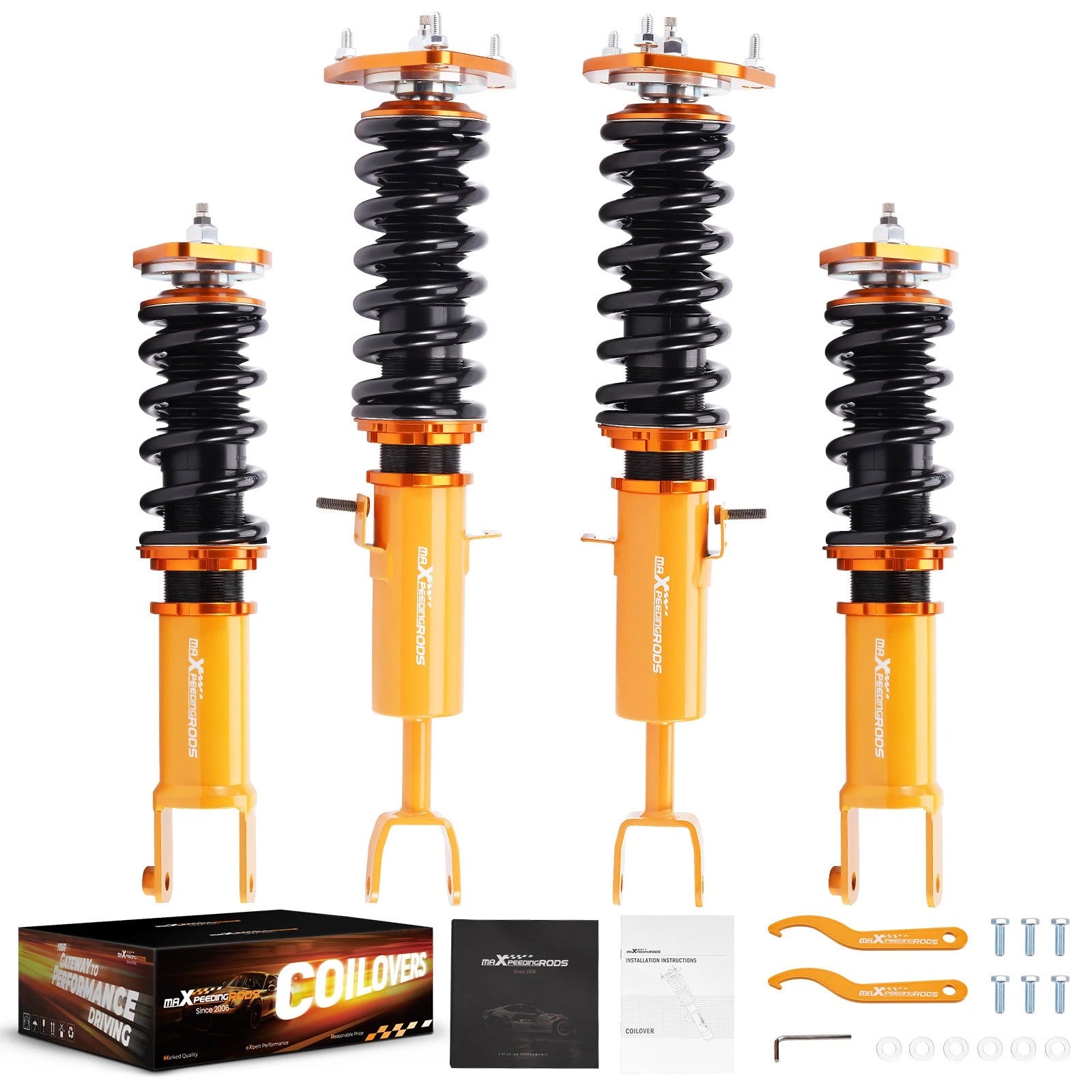 Adjustable Coilover Lowering Kit for Nissan 350Z Z33 (2003–2008)