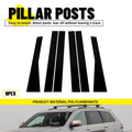 6x Pillar Post Door Window Molding Trim for Jeep Grand Cherokee (2011–2021)