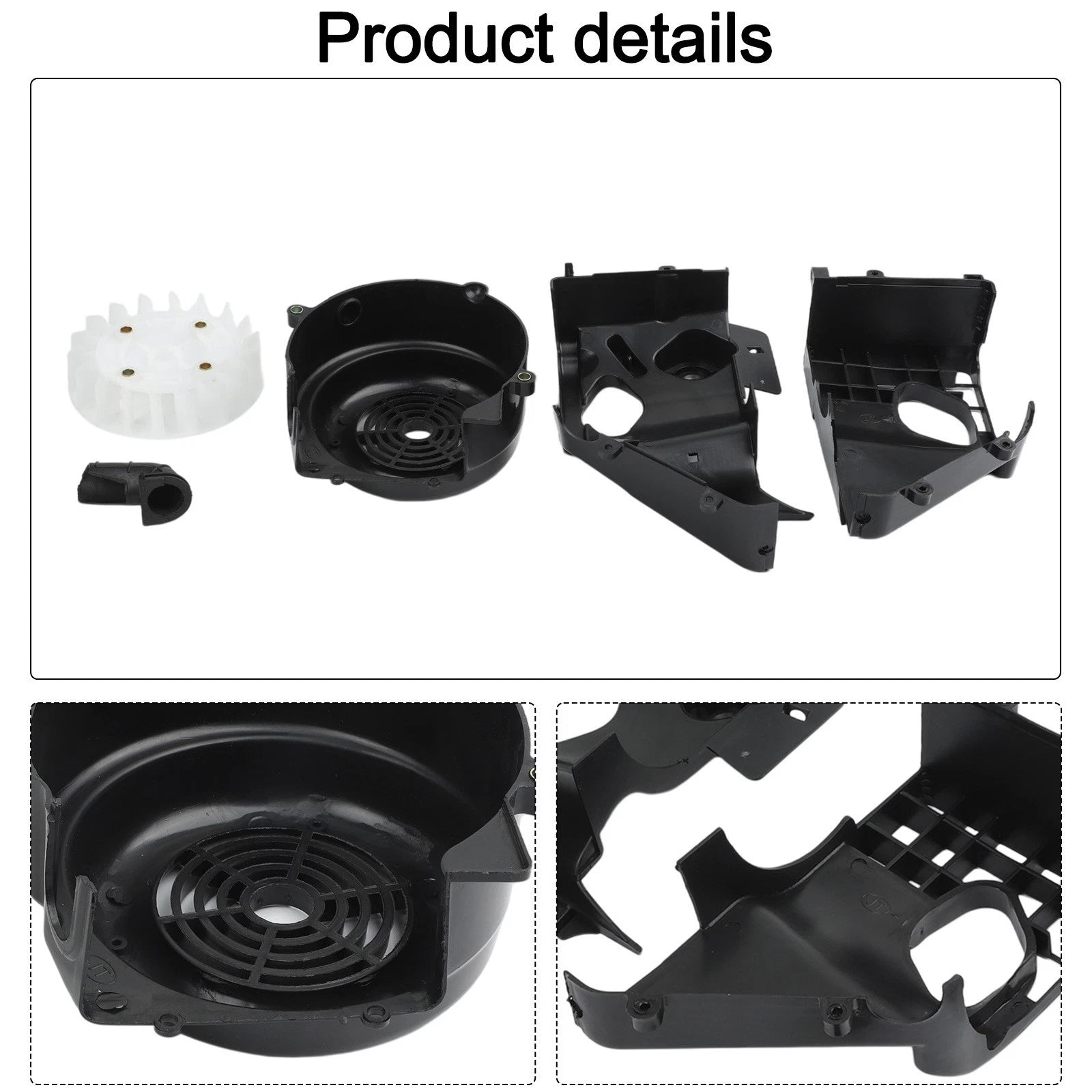 Air Shroud Assembly with Fan for GY6 150cc Scooter (2000–2023)
