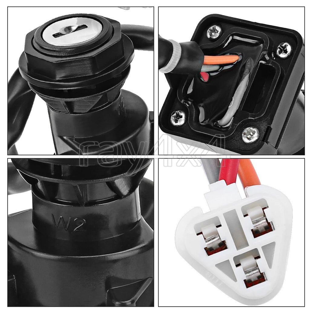 3-Pos Ignition Key Switch for Kawasaki KFX400 / KSF400 (2005–2006) 27005-S012