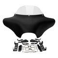 Matte Black Batwing Fairing with Windshield for Harley Softail (2005–2023)