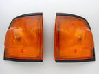 Isuzu TF TFR Holden Rodeo Corner Lights - Black Orange (1997-2003)