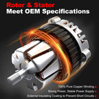 140A Alternator for Audi A3 TT Quattro VW Golf Jetta GTI EOS Passat (2000-2019)