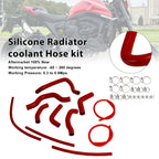 Silicone Radiator Coolant Hose for Ducati Monster 937 (2021–2025) Red