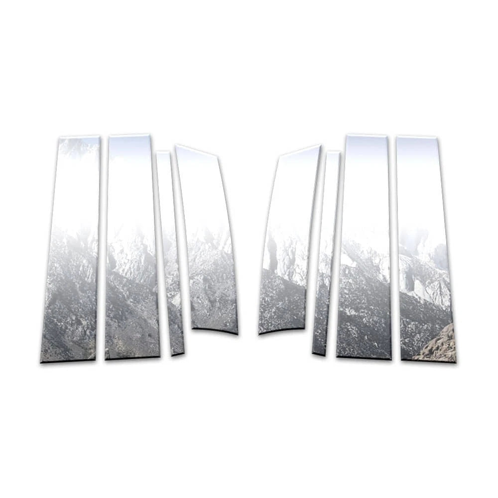 8Pc Chrome Pillar Post Covers Replacement for Lincoln MKT (2010–2019)