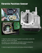 Throttle Body for Nissan Sentra Tiida Versa NV200 1.8L 2.0L (2007–2019) 16119ET000