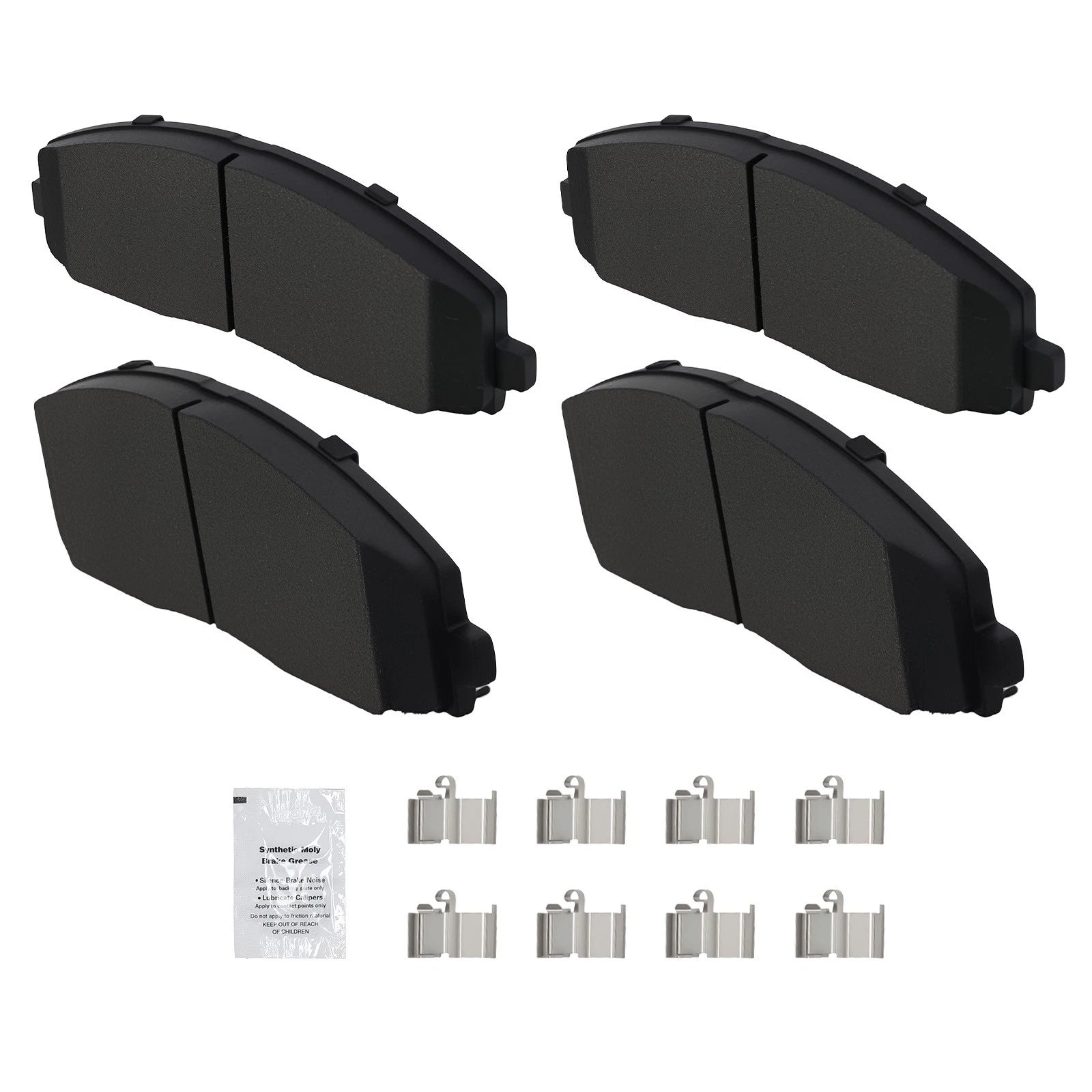 Front Disc Brake Pads Kit for Chrysler Voyager/Jeep Gladiator (2020–2025) D1589