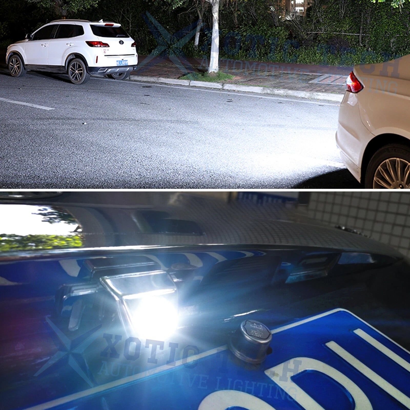 6000K Super Bright White Tailgate Backup Flush Mount LED Light for Truck SUV (2000-2000)