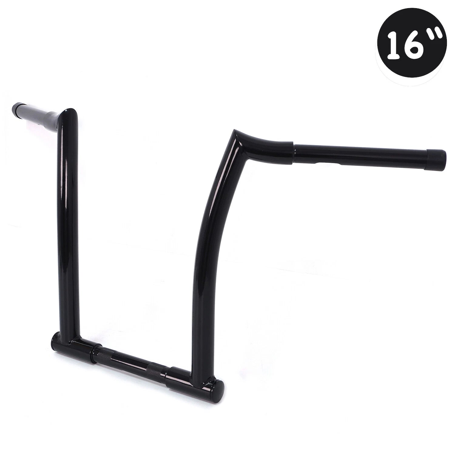 16" Black Fat Chizeled Handlebar for Harley Softail (2018–Present), Road King (1995–Present)