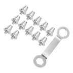 Set of 12 Aluminum Alloy Football Studs