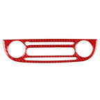 Carbon Fiber Radio CD Player Control Cover for Fiat 500 (2012-2015)