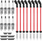 8pcs 9748HH Wires & 41-962 19299585 Spark Plugs for Chevrolet GMC (2000–2023)