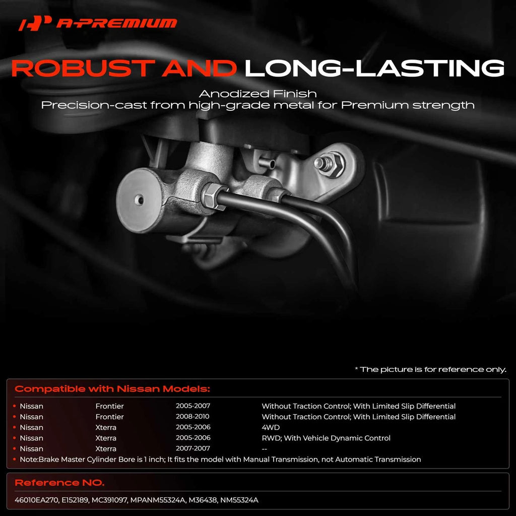 Brake Master Cylinder with Reservoir for Nissan Frontier (2005–2010)