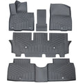 Set of 3 Floor Mats for Hyundai Palisade (2026) TPE Rubber All Weather