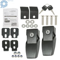 Hood Lock Catch Latches Kit for Jeep Wrangler JK JL JT (2007–2023)