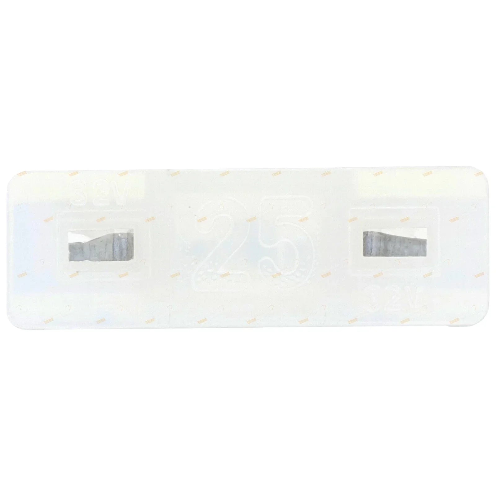 100 x Low Profile Mini Blade Fuses 25 Amp Clear