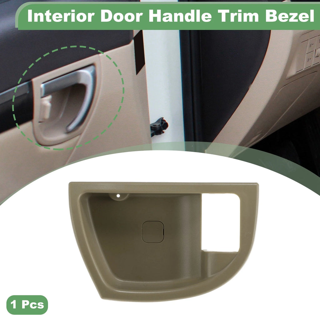 Front Right Interior Door Handle Trim Bezel for Hyundai Santa Fe (2007–2012) Beige