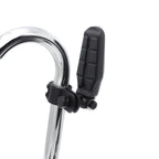 1" Black Saddle Clamp Foot Pegs for Harley Sportster 883 XL1200 1340 (1986–2023)