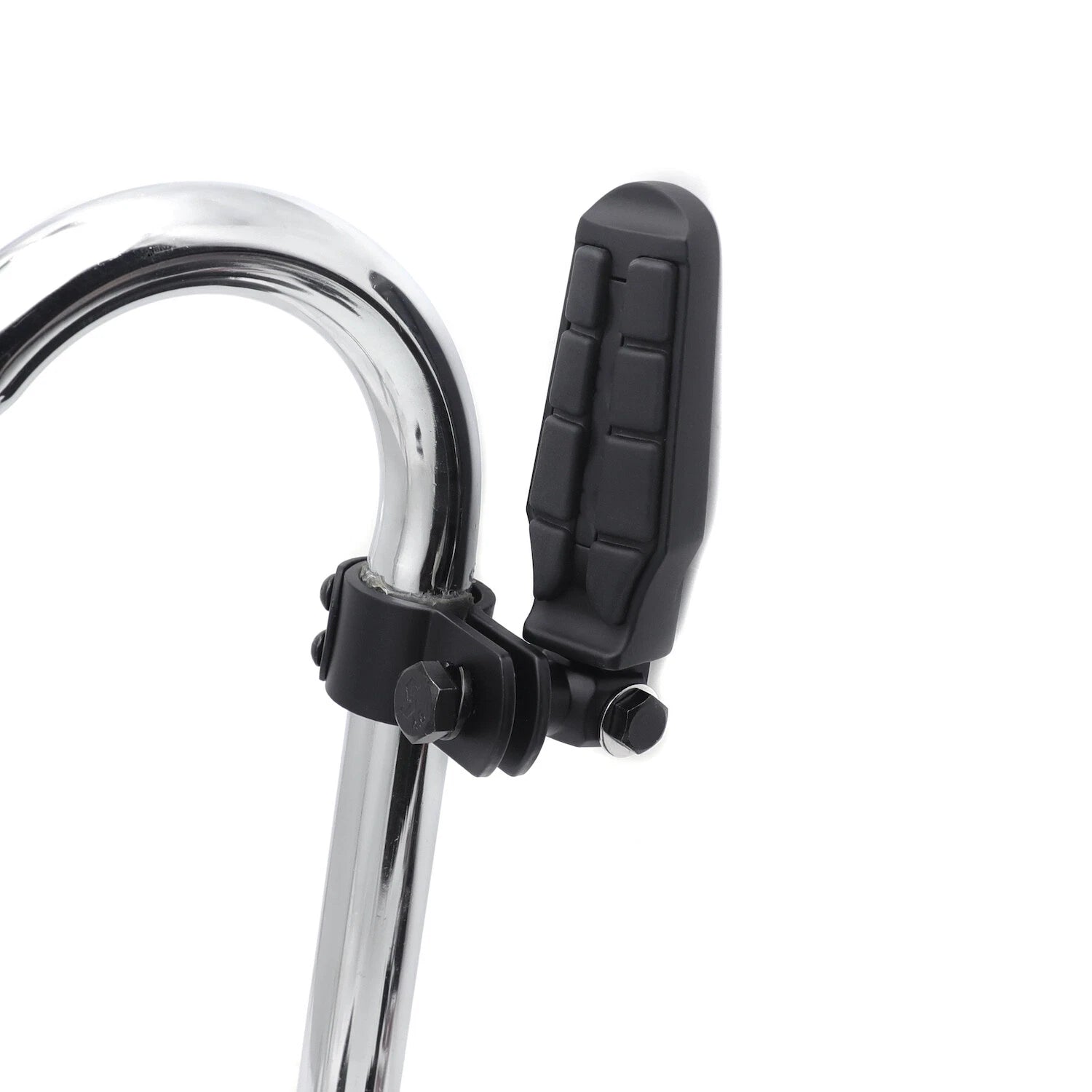 1" Black Saddle Clamp Foot Pegs for Harley Sportster 883 XL1200 1340 (1986–2023)