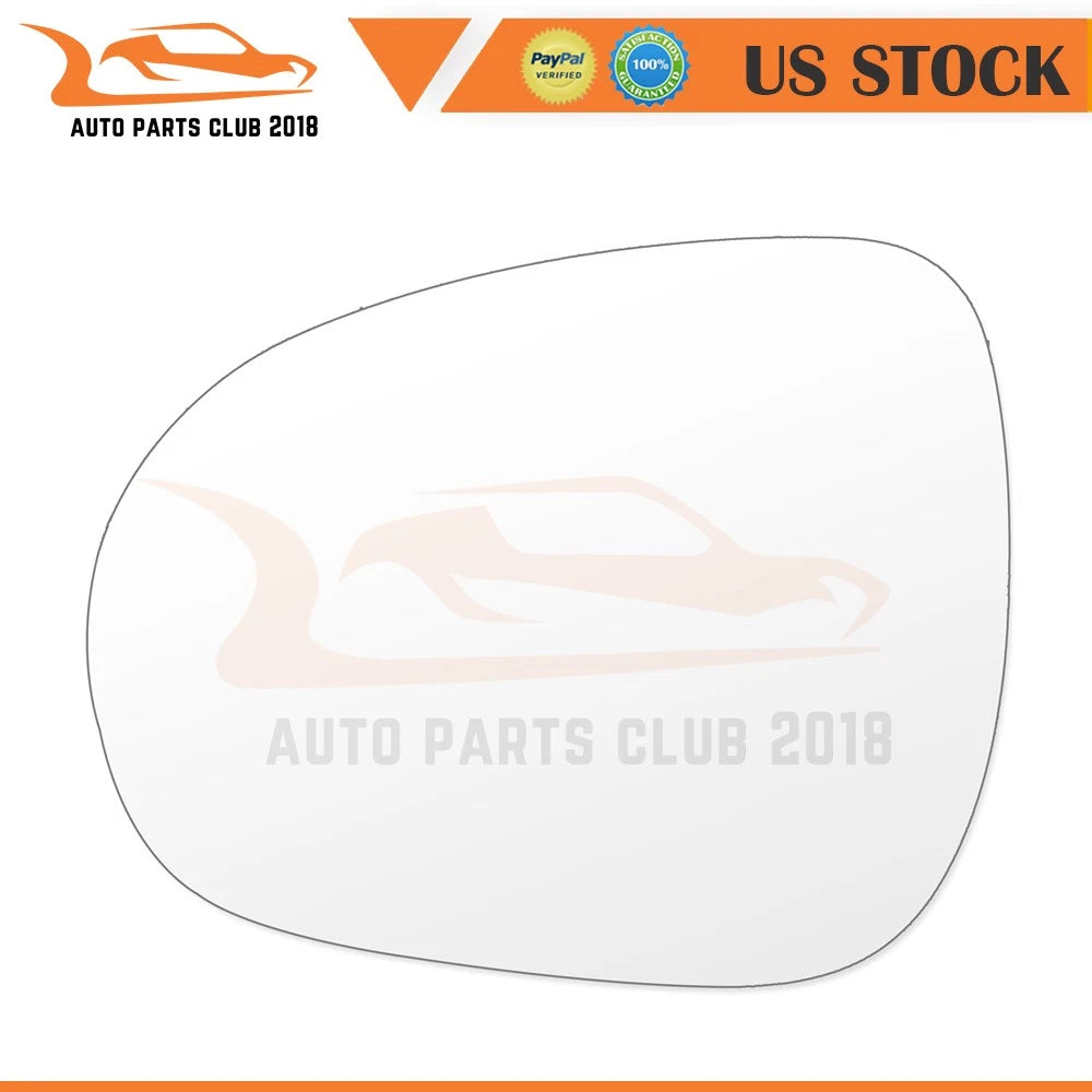 Driver Side Replacement Flat Mirror Glass for Fiat 500X (2016–2019)