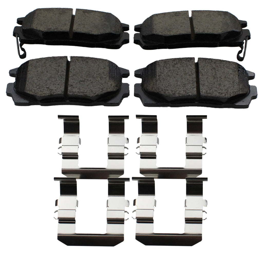 Set of 4 Akebono ProACT Rear Ceramic Disc Brake Pads for Chevy GMC Saturn Pontiac Suzuki
