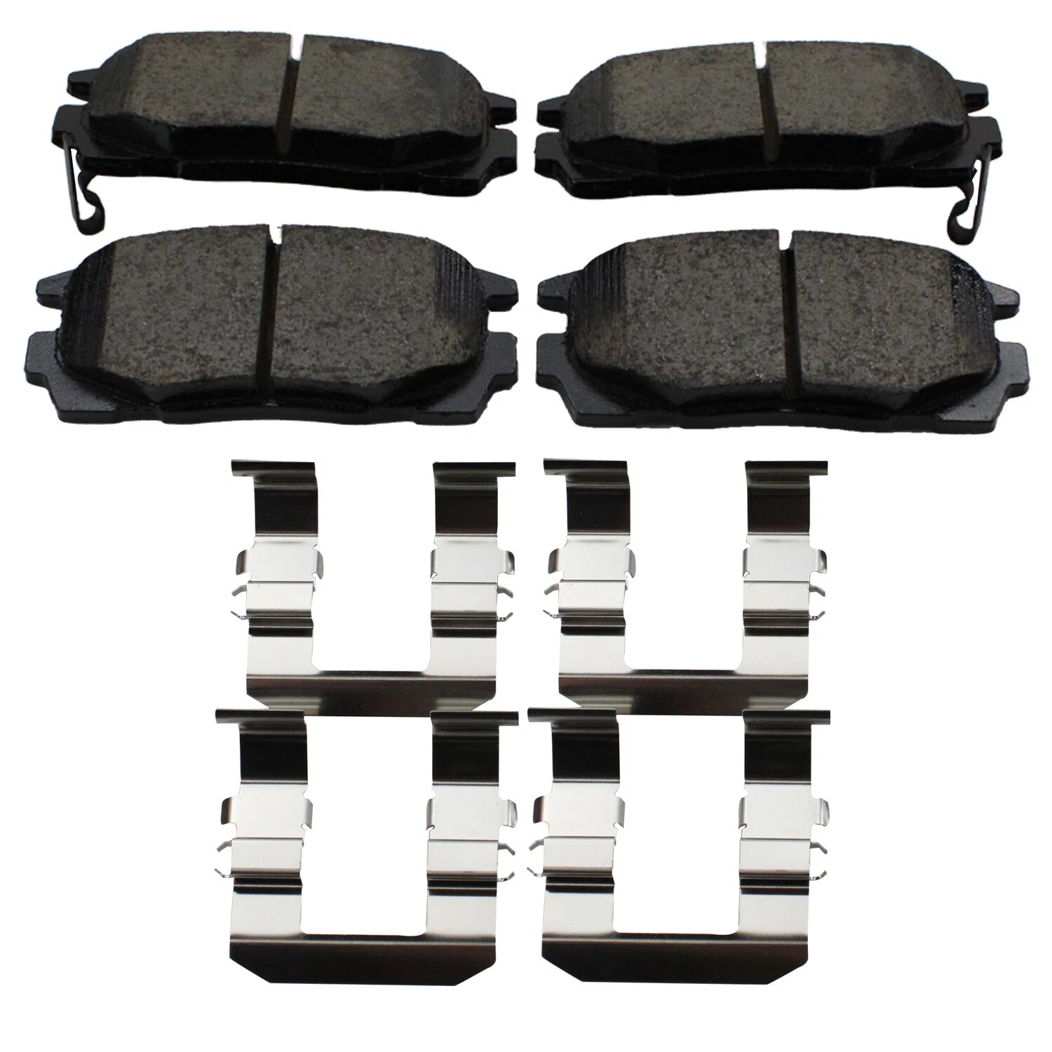 Set of 4 Akebono ProACT Rear Ceramic Disc Brake Pads for Chevy GMC Saturn Pontiac Suzuki