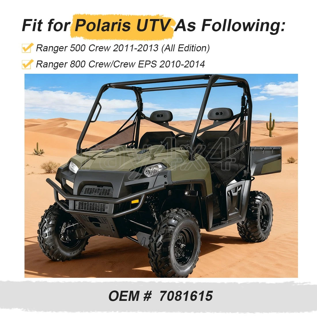 Shift Cable Gear Selector for Polaris Ranger 800 500 (2010–2014) 7081615