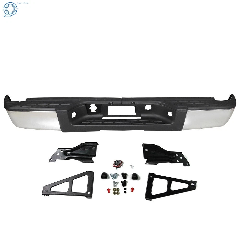 Rear Bumper Step Assembly Chrome for Chevy Silverado 1500, Sierra (2007–2013)