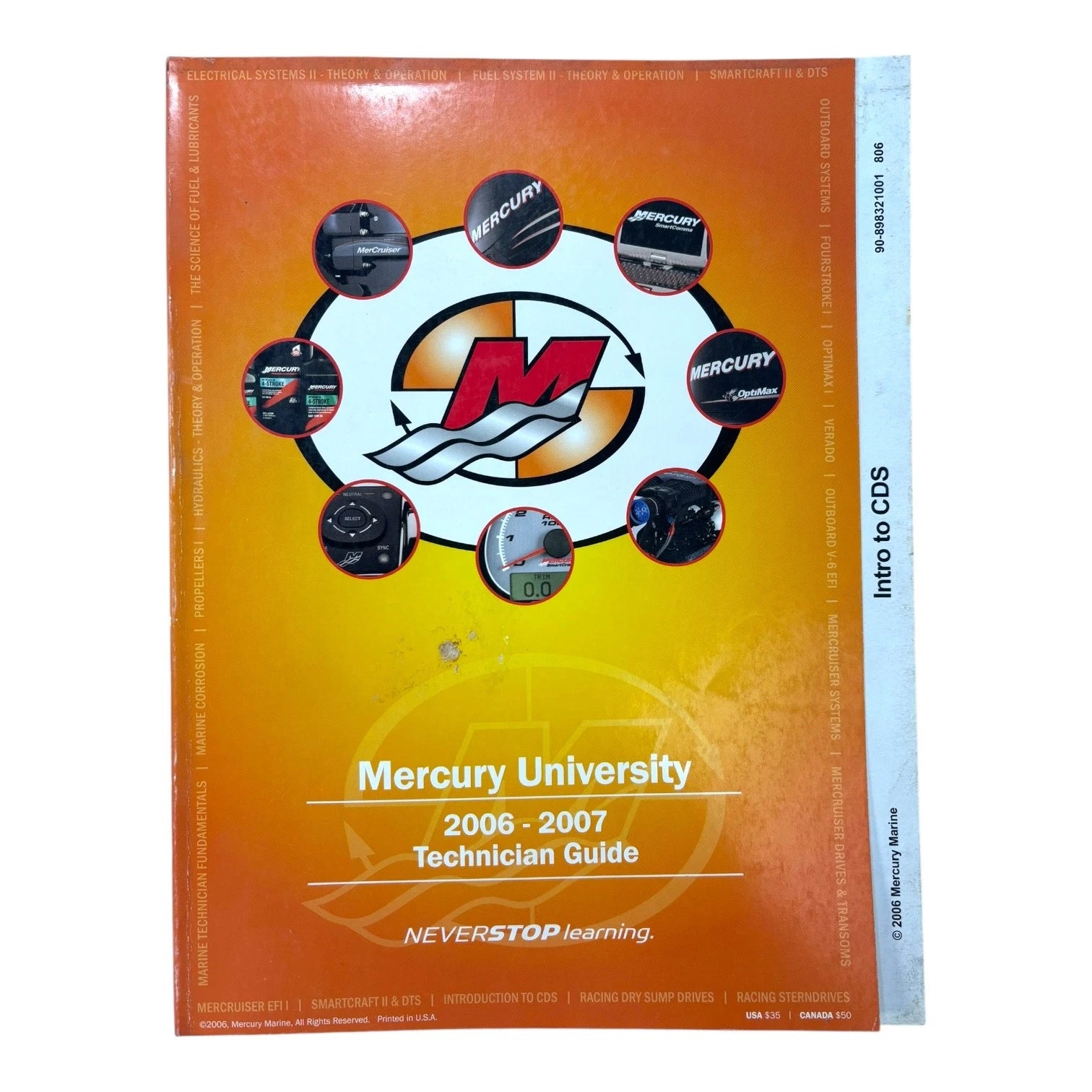 Mercury University Technician Guide for Mercury (2006–2007) 90-898321001