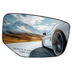 Mirror Glass with Backing Plate for 2008–2012 Honda Accord Right Side (Convex)