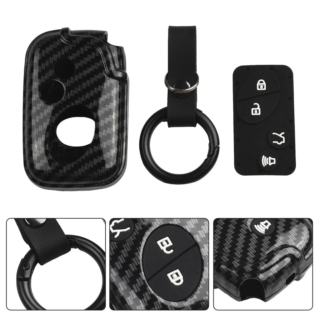 Key Cover Key Case Accessories Black 1 Pc