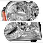 Set of 2 Headlights for Jeep Grand Cherokee (2005–2007)