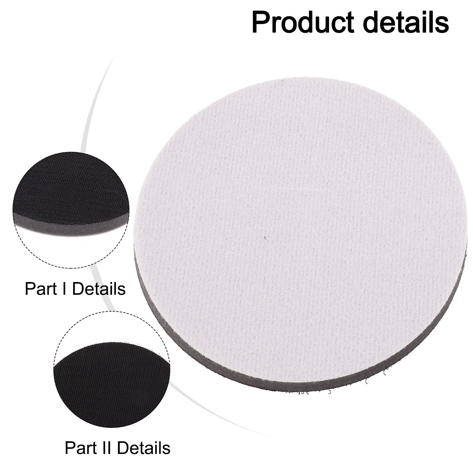 2X Sponge Protection Backing Discs for Sander Parts Polishing
