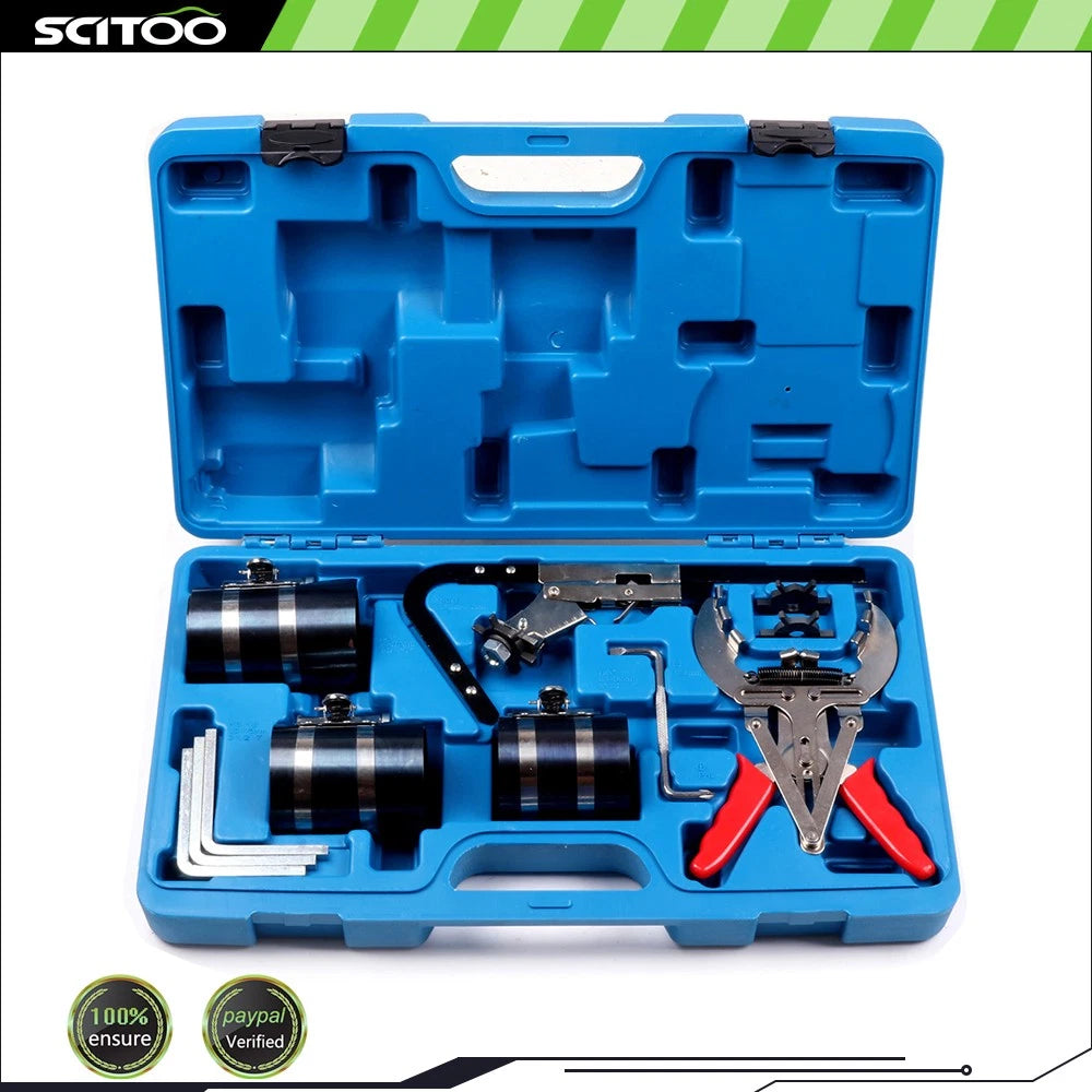 Piston Ring Service Tool Kit with Ring Expander & Groove Cleaner