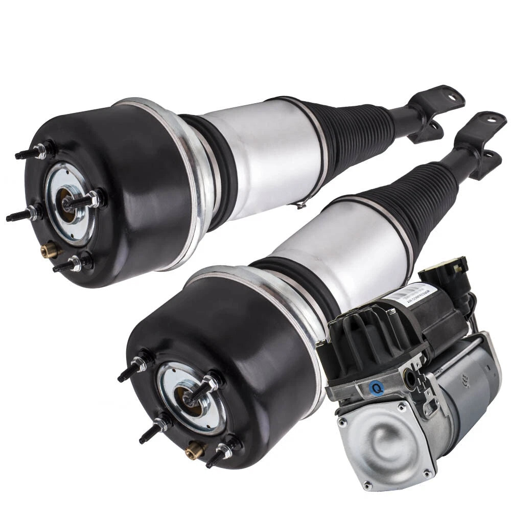 2X Front Air Suspension Struts w/ Compressor Pump for Jaguar XJ8 (1998–2009) C2C41347