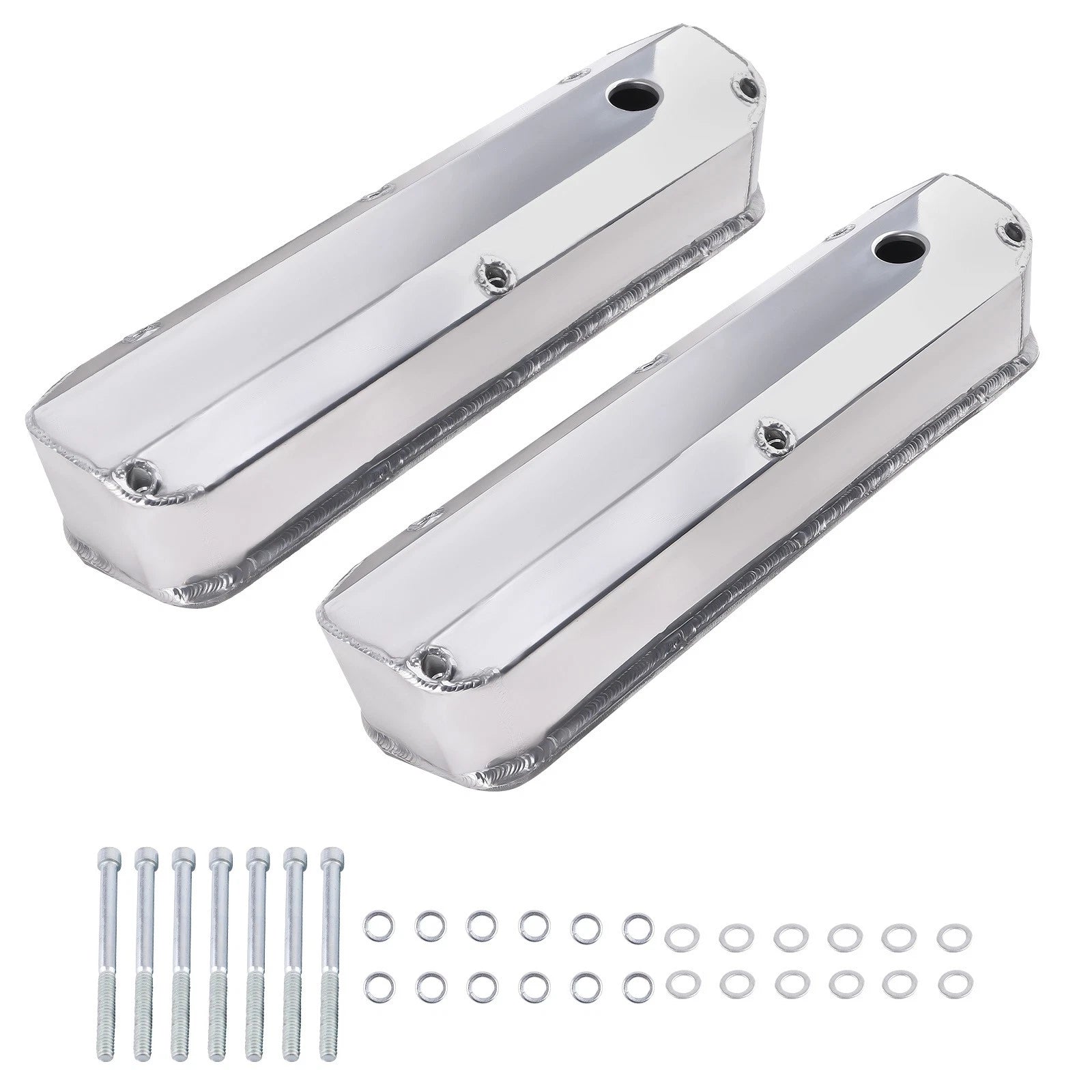 Tall Baffled Valve Covers for Ford Mercury 260 289 302 351W (1962–1996)