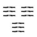 Set of 9 Medium-Lift Mower Blades 7/8" for Kubota RCK54 (Fits 54" Decks)