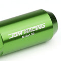 20 PCS M12X1.5 90MM Tall Green Aluminum Spiked Cap Lug Nuts for JDM Vehicles