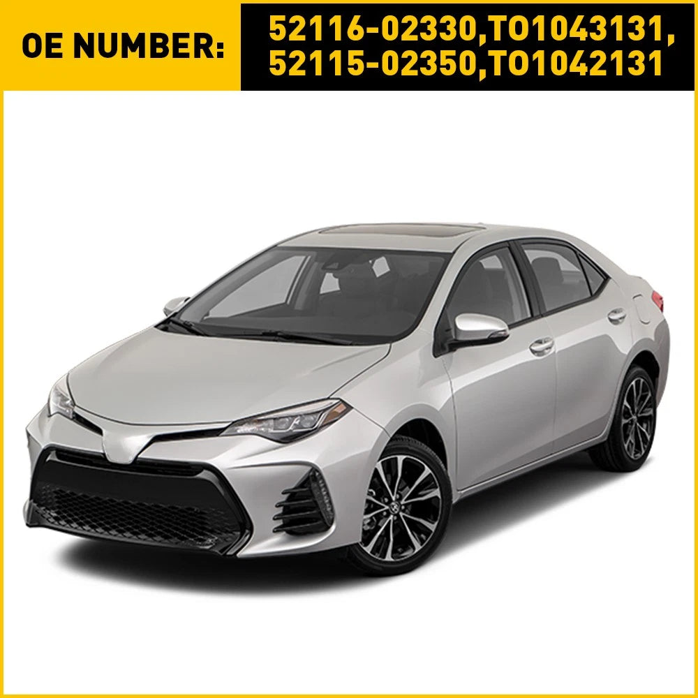 Pair of Front Bumper Side Brackets for Toyota Corolla (2017–2019)