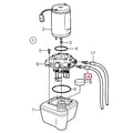 Hydraulic Pump Trim Hose for Volvo Penta DPH-A DPH-C DPH-D DPR-B DPR-D (Fits 21721550)
