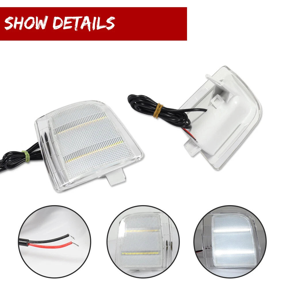 2X Clear White LED Side Corner Lights for Chevrolet Astro GMC Safari (1995–2005)