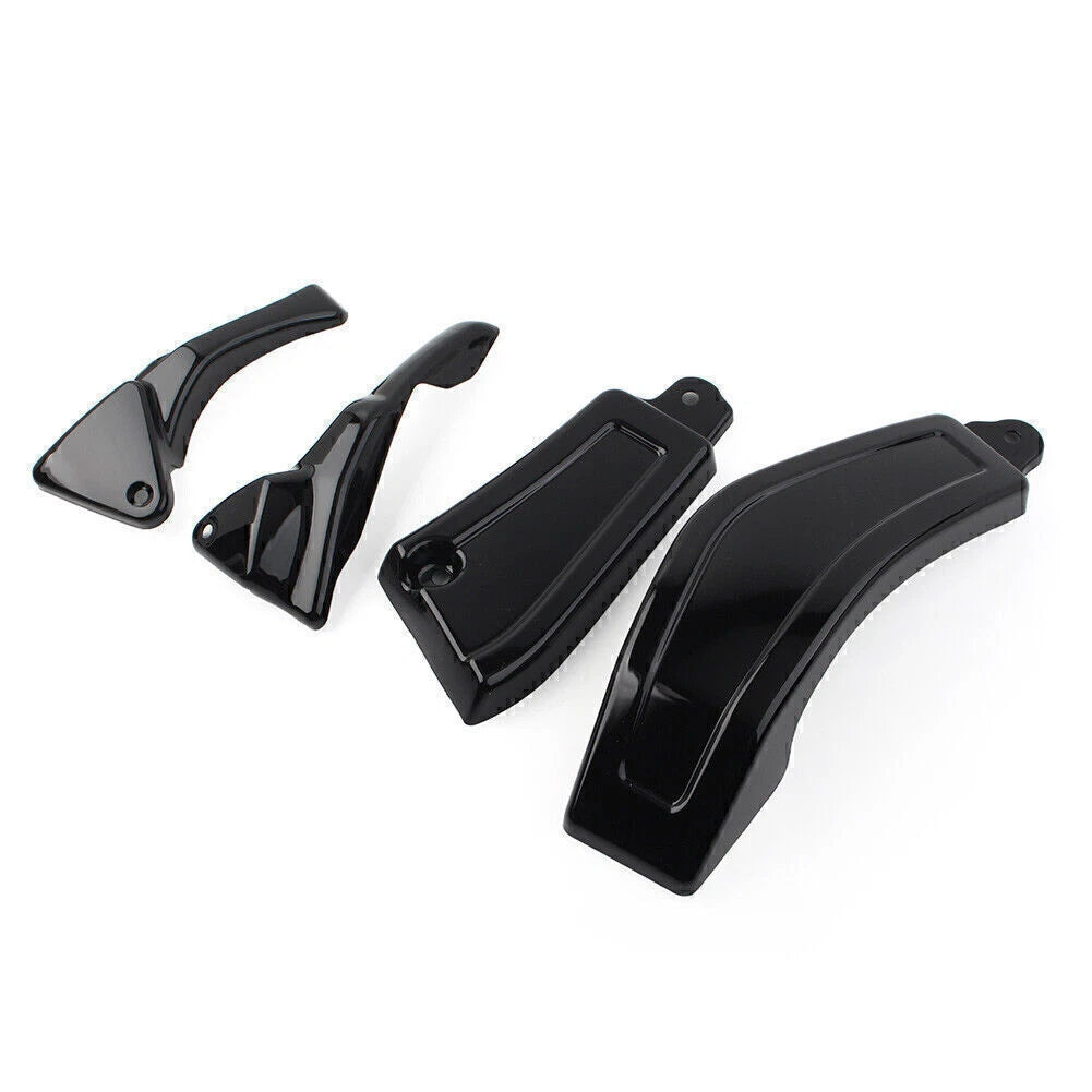 4X Gloss Black Frame Covers for Suzuki Boulevard M109 M109R (2006–2023)