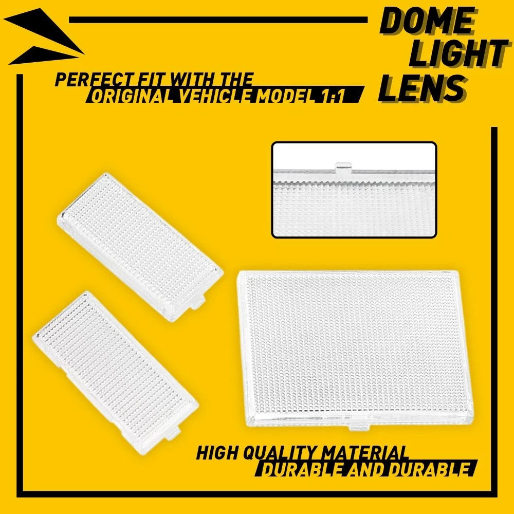 Clear Dome Map Light Lens for Chevy C1500 K1500 GMC Sierra (1988–1999)